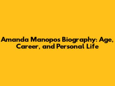 Amanda Manopo's Biography: Age, Career, and Personal Life