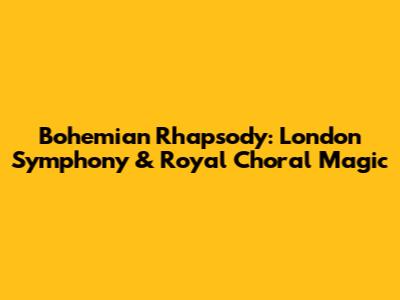 Bohemian Rhapsody: London Symphony & Royal Choral Magic
