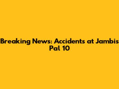 Breaking News: Accidents at Jambi's Pal 10