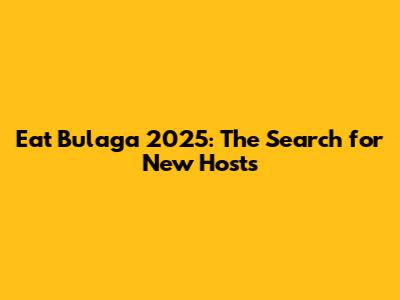 Eat Bulaga 2025: The Search for New Hosts