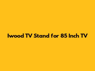 Iwood TV Stand for 85 Inch TV
