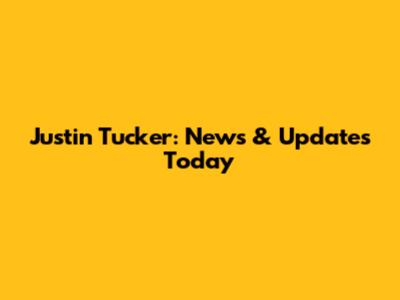 Justin Tucker: News & Updates Today