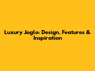 Luxury Joglo: Design, Features & Inspiration