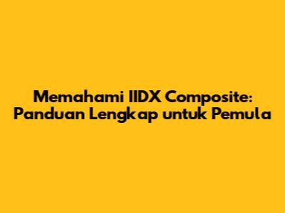 Memahami IIDX Composite: Panduan Lengkap untuk Pemula