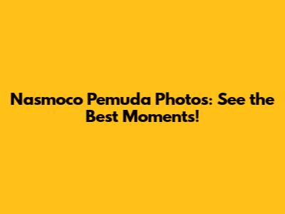 Nasmoco Pemuda Photos: See the Best Moments!