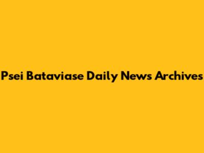 Psei Bataviase Daily News Archives