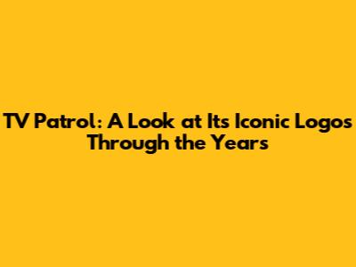 TV Patrol: A Look at Its Iconic Logos Through the Years