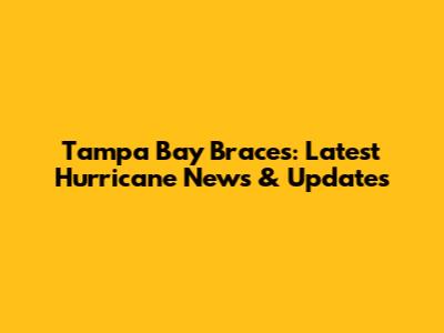 Tampa Bay Braces: Latest Hurricane News & Updates