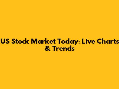 US Stock Market Today: Live Charts & Trends