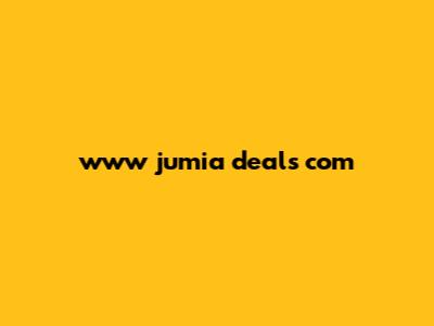 www jumia deals com